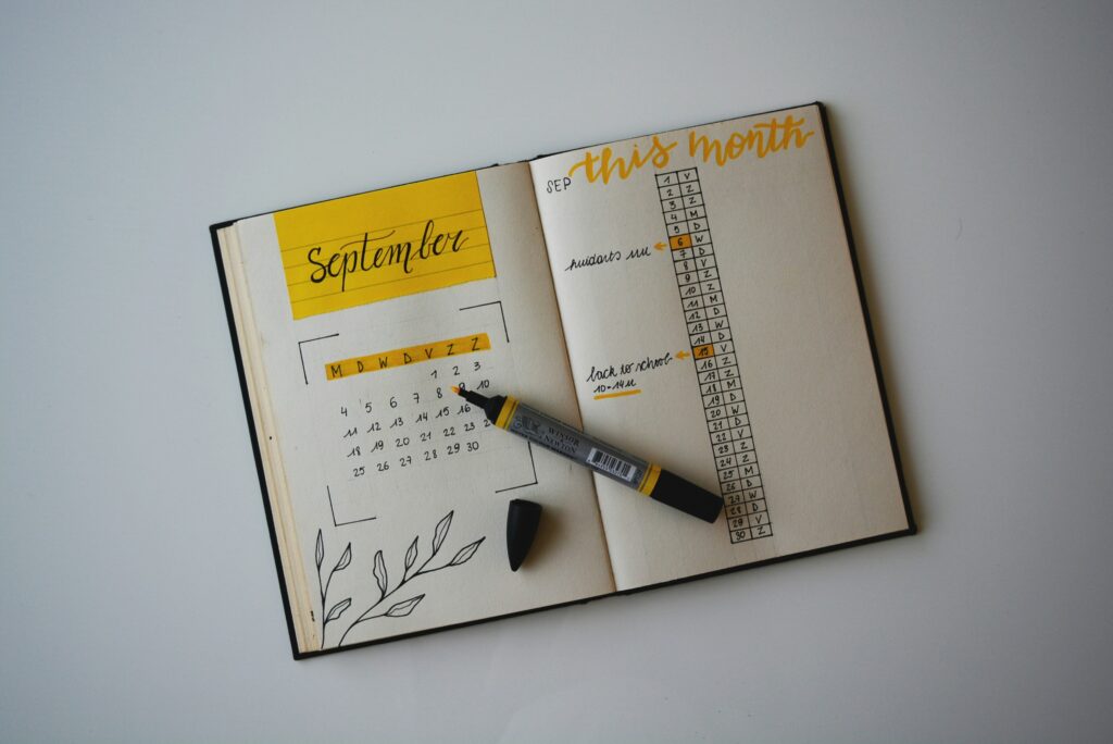 Calendar showing a 7-day habit-tracking streak